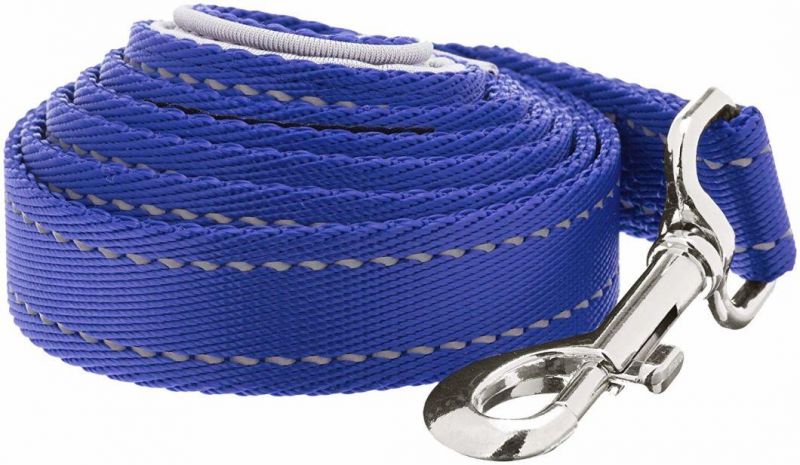 Professional Training Leash Double Handle Padded Dog Leash Reflective Pet Leads